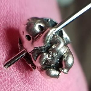 Adorable sterling silver elephant charm
